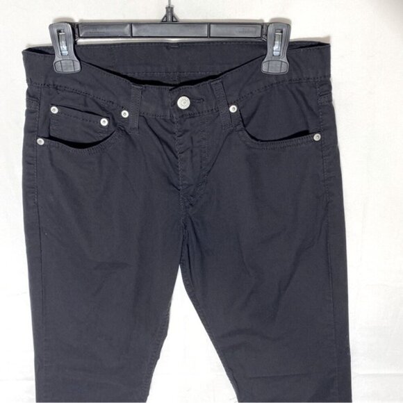 Levi’s 511 Black Cotton Lightweight Straight Leg Pants 30 - Picture 12 of 14